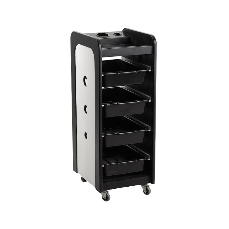 HZ2012 Guruló szépségkocsi arcápoló kocsi üvegtetővel