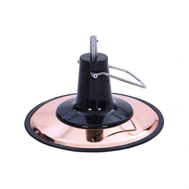 HZ22PB Vintage fodrászszék hidraulikus szivattyú rózsaszín arany alappal