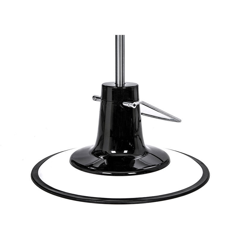 HZ22WB Vintage fodrászszék hidraulikus szivattyú fehér talppal