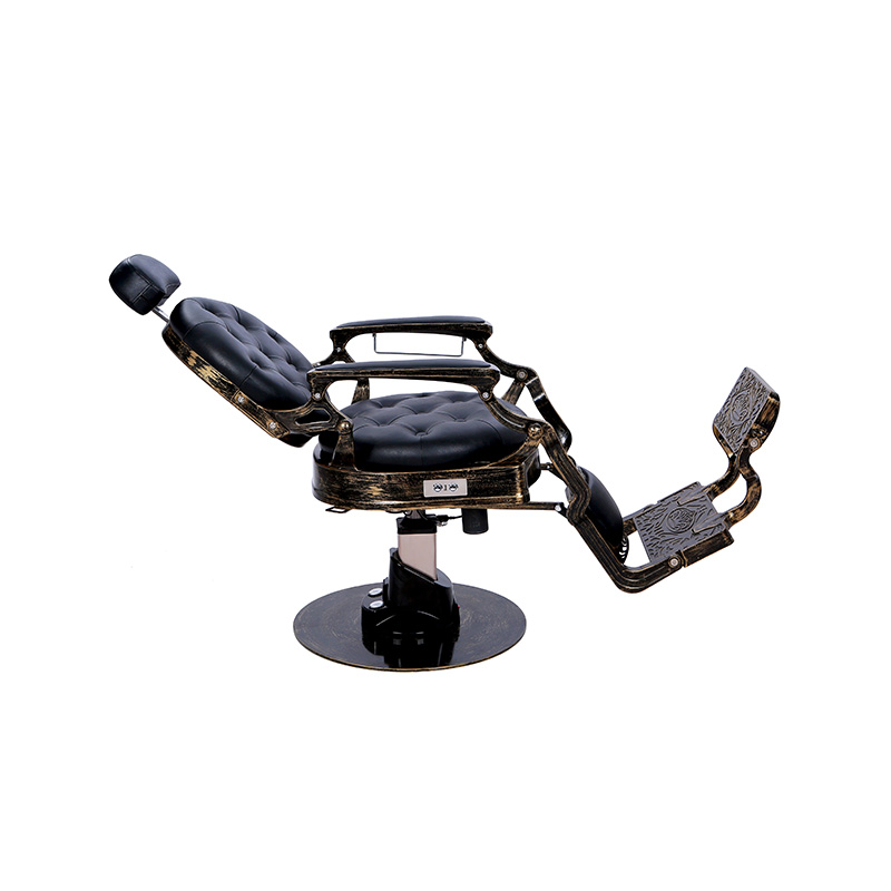 HZ8799DD Antik stílusú viharvert aranyozott fodrászszék
