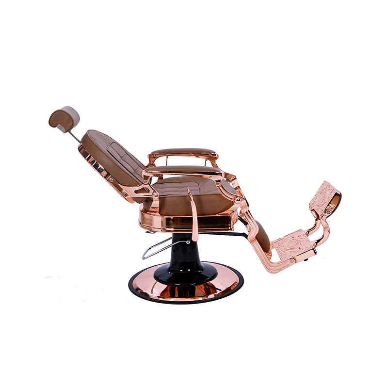 HZ87101BR Barna kockás háttámlás fodrászat speciális szék