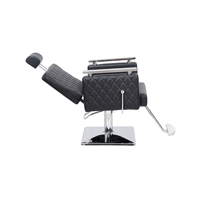 HZ8803D Fekete gyémánt négyzet alakú háttámlás dönthető szalonszék