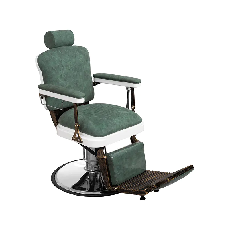 HZ8753BK / HZ8753GR / HZ8753RD Fekete vintage lincoln fodrászszék