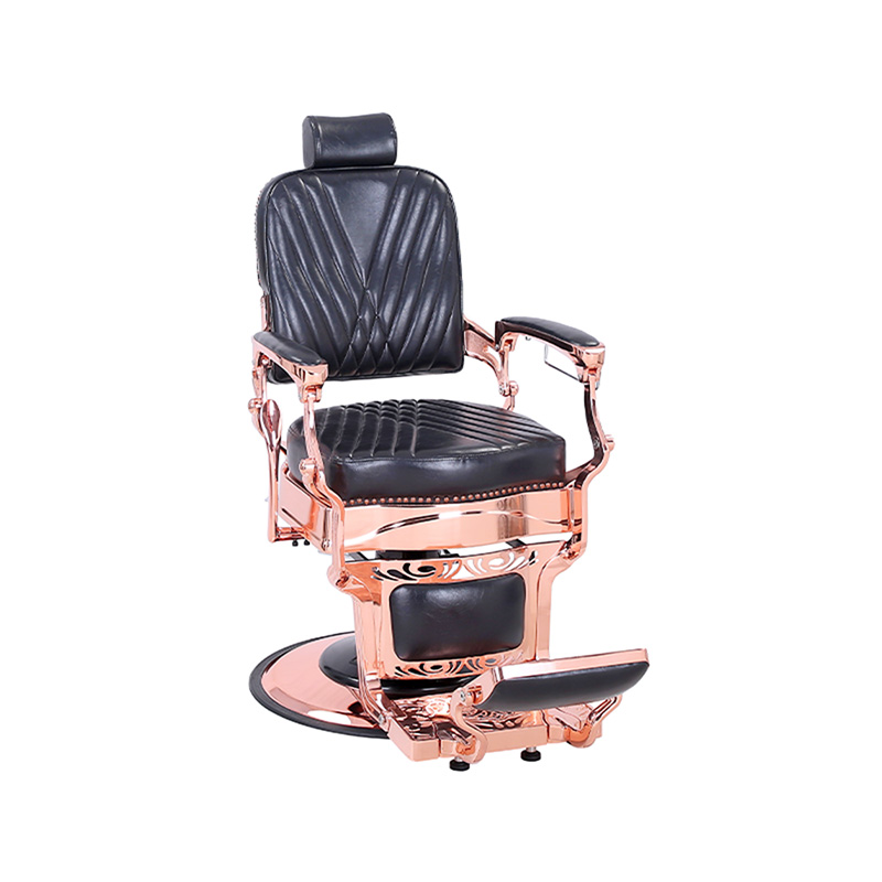 HZ87127 Vintage stílusú nagy teherbírású hidraulikus dönthető, négyzet alakú twill háttámlás fodrászszék