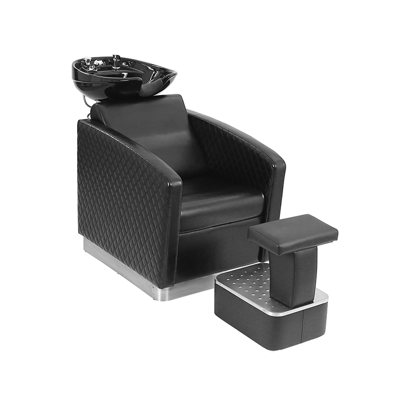 HZ9077-1 / HZ9077B Szalon sampontál és fotelkészlet fodrász számára